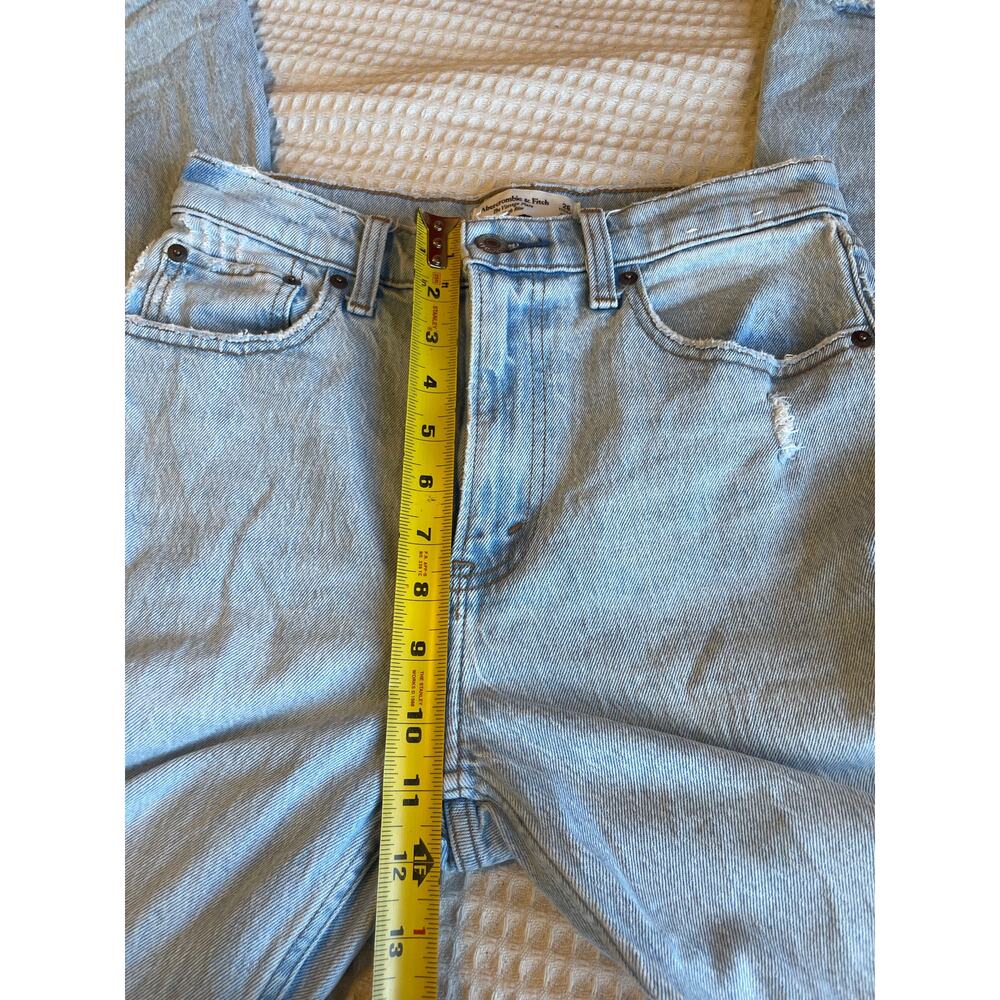 Abercrombie & Fitch The Vintage Flare High Rise Medium Wash Jeans 26 Y2K Western - Picture 8 of 13